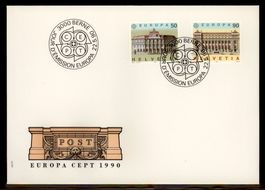 1990, FDC, Europa (Nr. 797–798)
