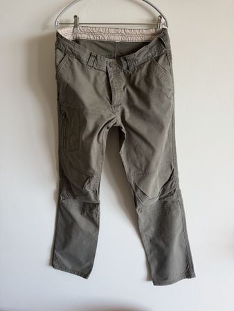 Pantalon d'extérieur solide vert kaki, idéal printemps/été  