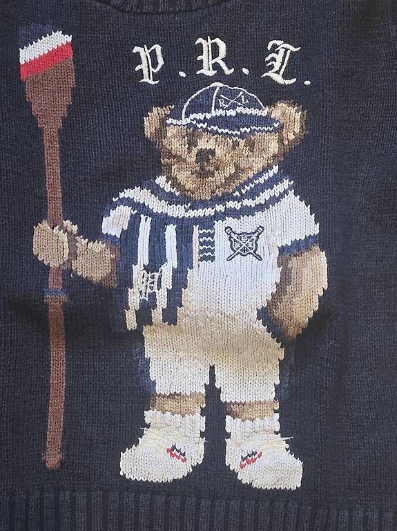 Ralph Lauren Maglioni & Felpe: Pull Polo Bear Ralph Lauren taille 6-7 ans bleu marine – Usato da Lausanne venduto da Flo1006 2