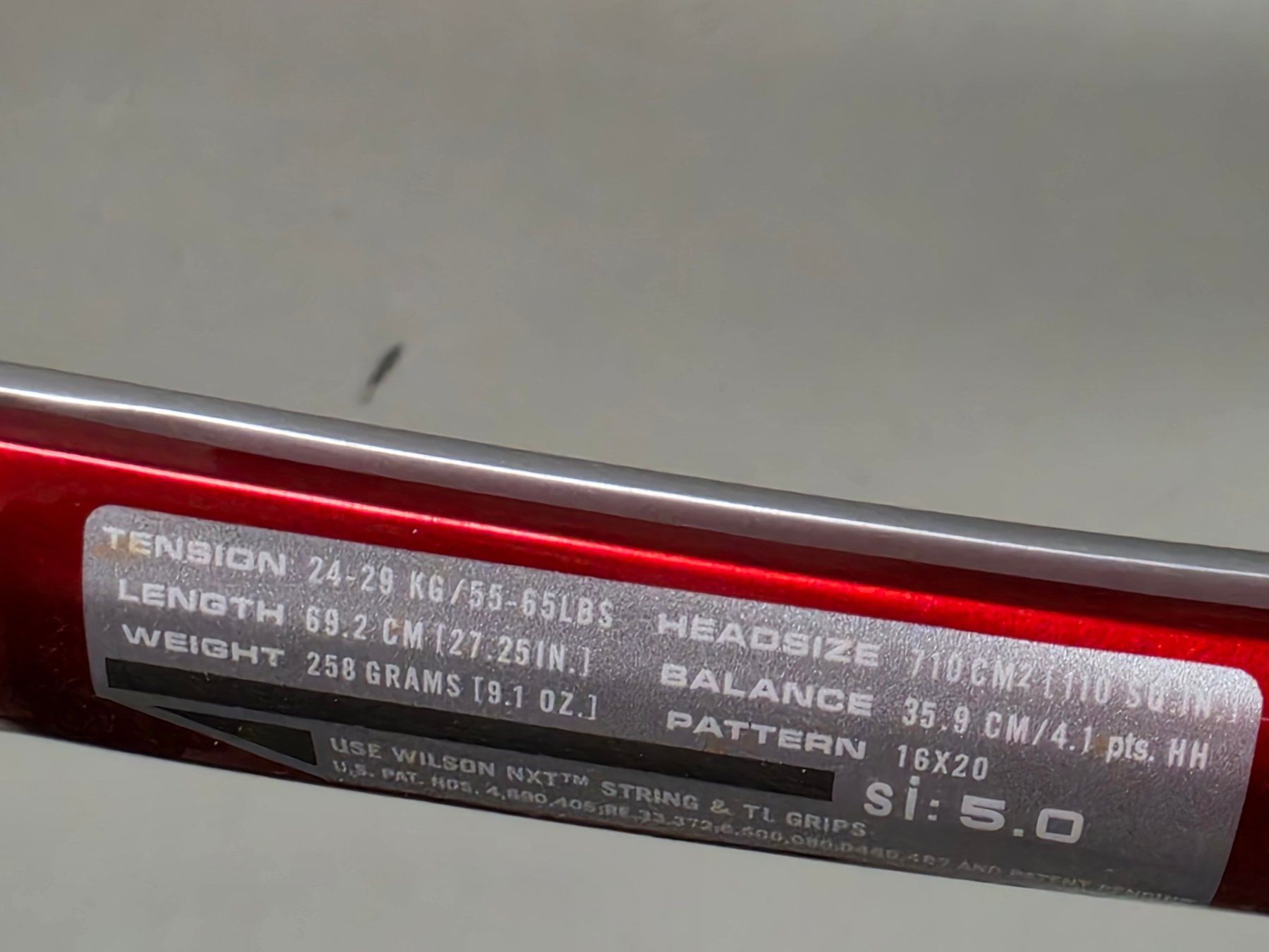 Wilson Raquettes: Tennisracket Wilson Triad 5 – D'occasion à Horn par Lisa091 2