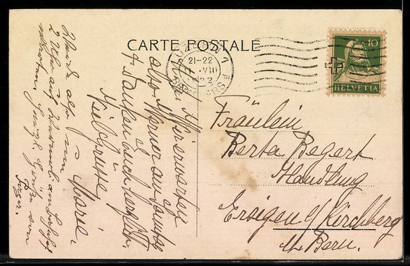 Cartes postales: AK Villa /Valais, Panorama – D'occasion à Berlin par bartko-reher 1