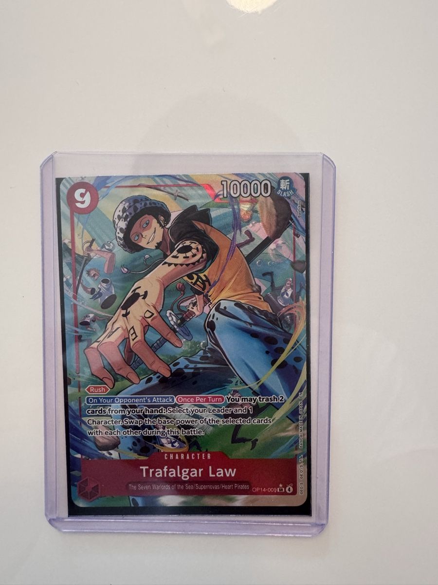 Bandai Carte collezionabili: Trafalgar Law - OP14-009 – Nuovo (secondo la descrizione) da Seon venduto da baeruu