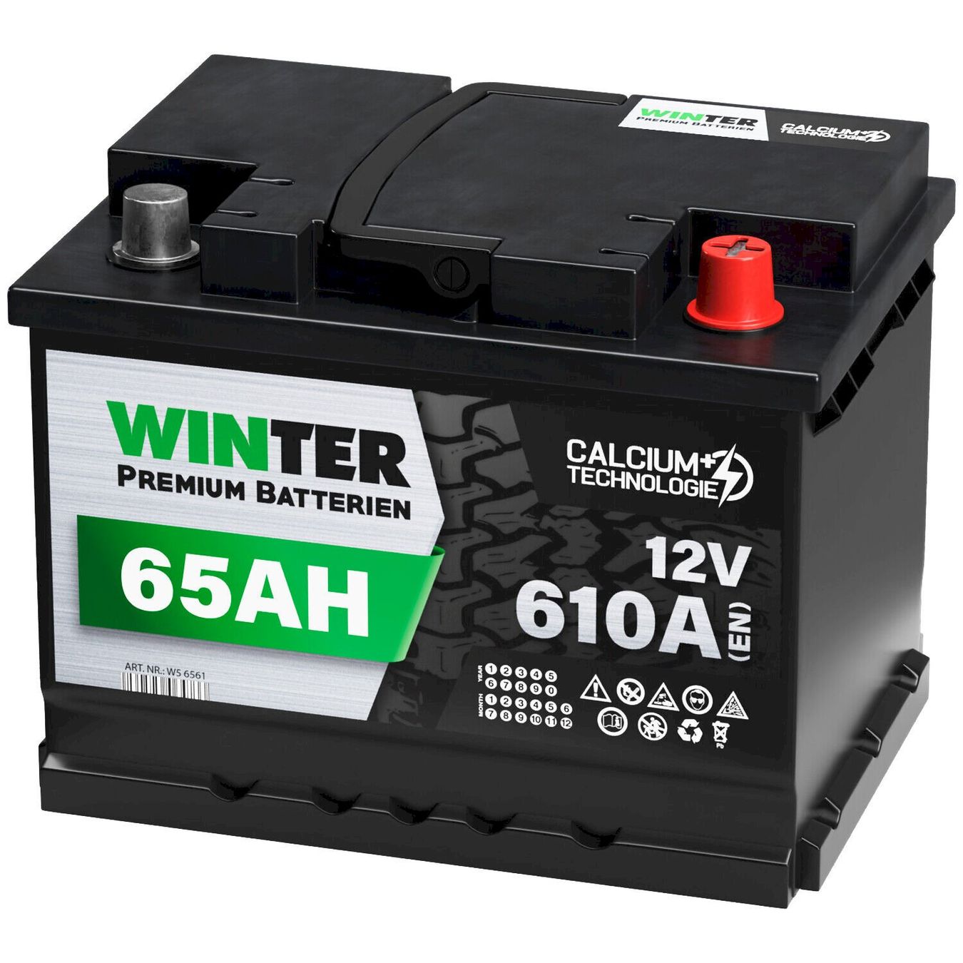 Batterie: WINTER Autobatterie 65Ah 12V – Nuovo e nell'imballaggio originale da Bottighofen venduto da zaap 2