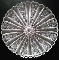 🇨🇿 Rarität: Teller Ø 31 cm aus Bohemia BleiKristallGlas