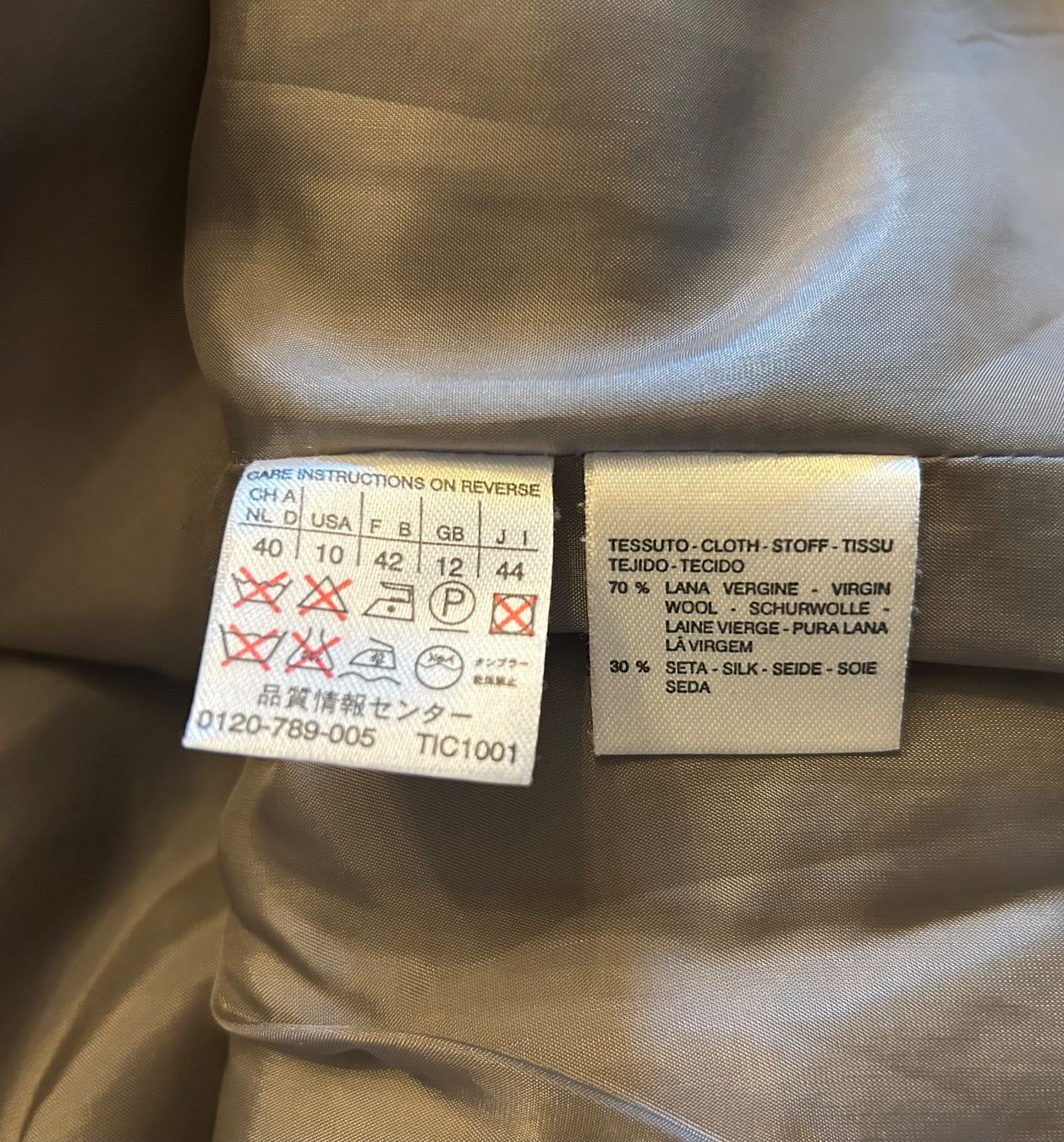 Max Mara Giacche: Hübsche Jacke, Grau, Max Mara, IT44/EU40 – Usato da Küsnacht ZH venduto da saluki12 3