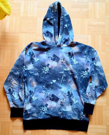 Hoodie Pullover Kaputzenpullover 146 Weltraum
