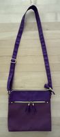 Tasche Umhängetasche Lila Damen Leder Kunstleder neu