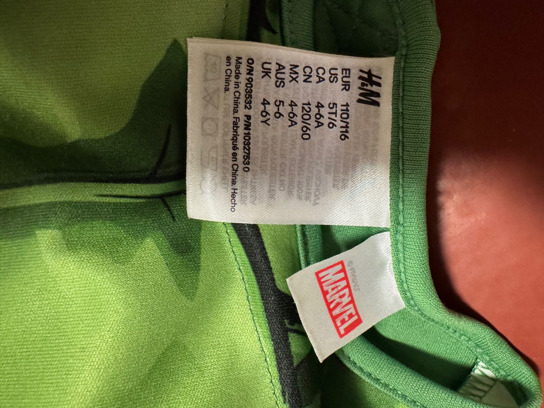 Costumi: Kinder Hulk Kostüm Grösse 110 bis 116 – Usato da Bürglen TG venduto da Cantomas 3