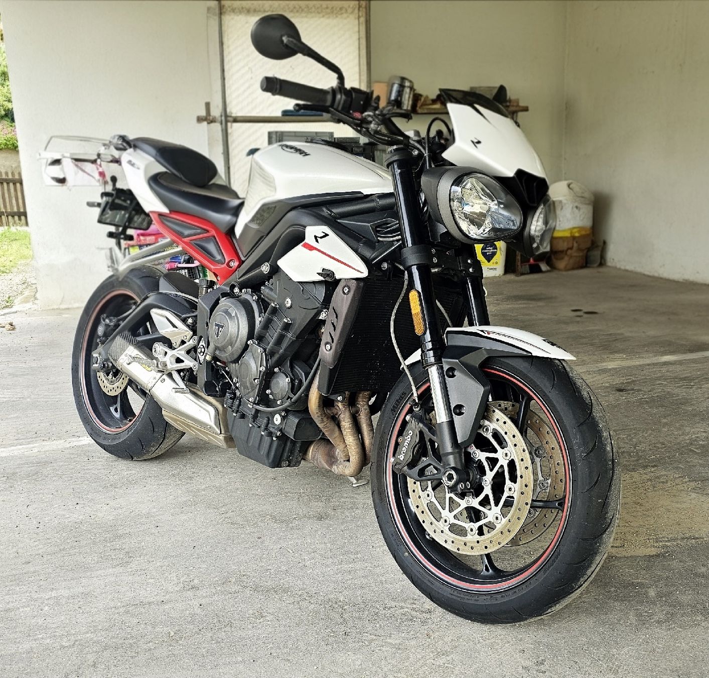 Triumph Strasse: Triumph Treet Triple 765 R – Gebraucht aus Morbio Inferiore von cla_zy2n