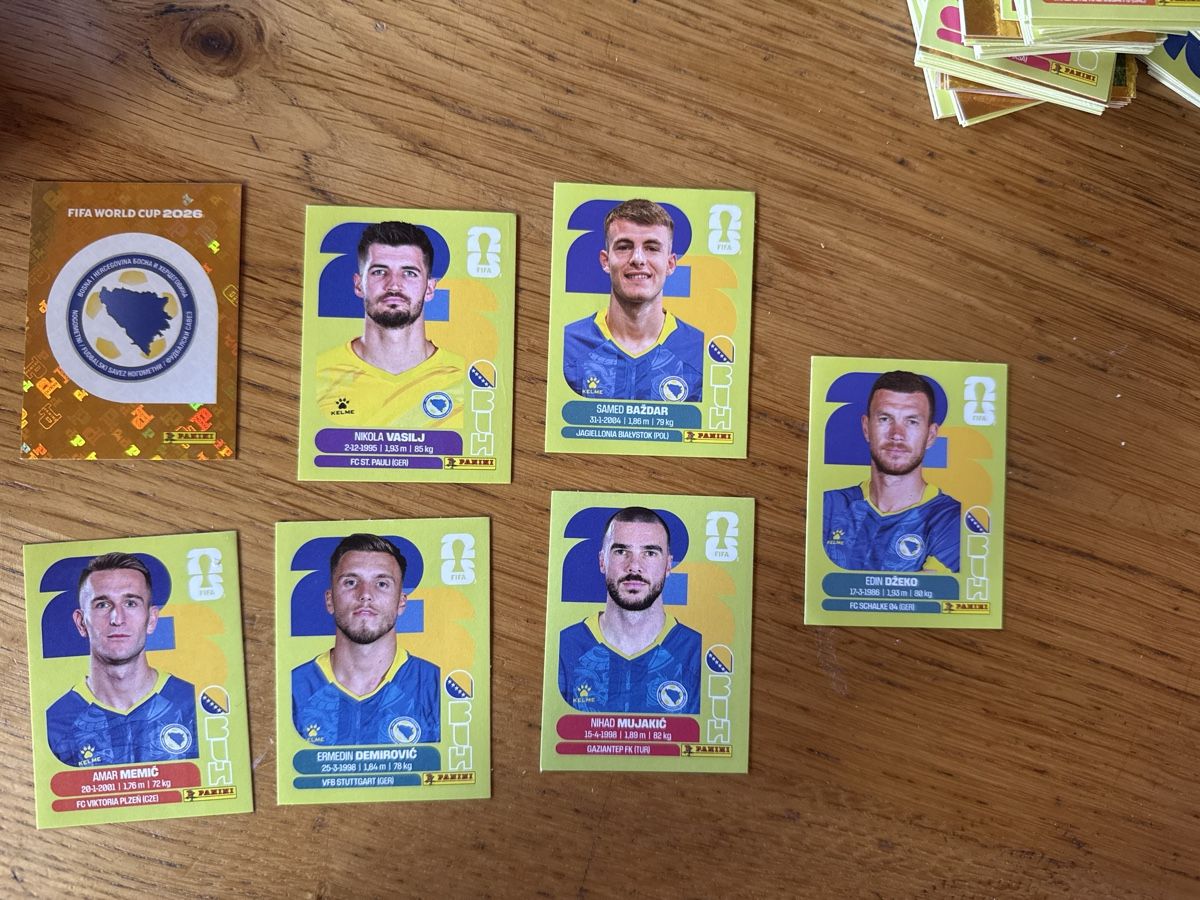 Panini Carte collezionabili: Panini 2026 7er Set BIH – Nuovo (secondo la descrizione) da Masein venduto da Buender45