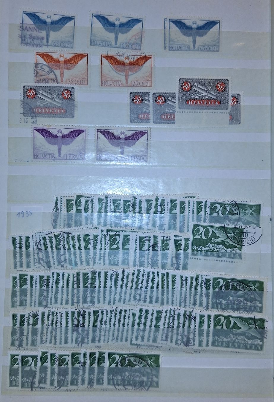 Tutti i francobolli: Sammlung Flugpost  – Usato da Balgach venduto da SIMEON27 3