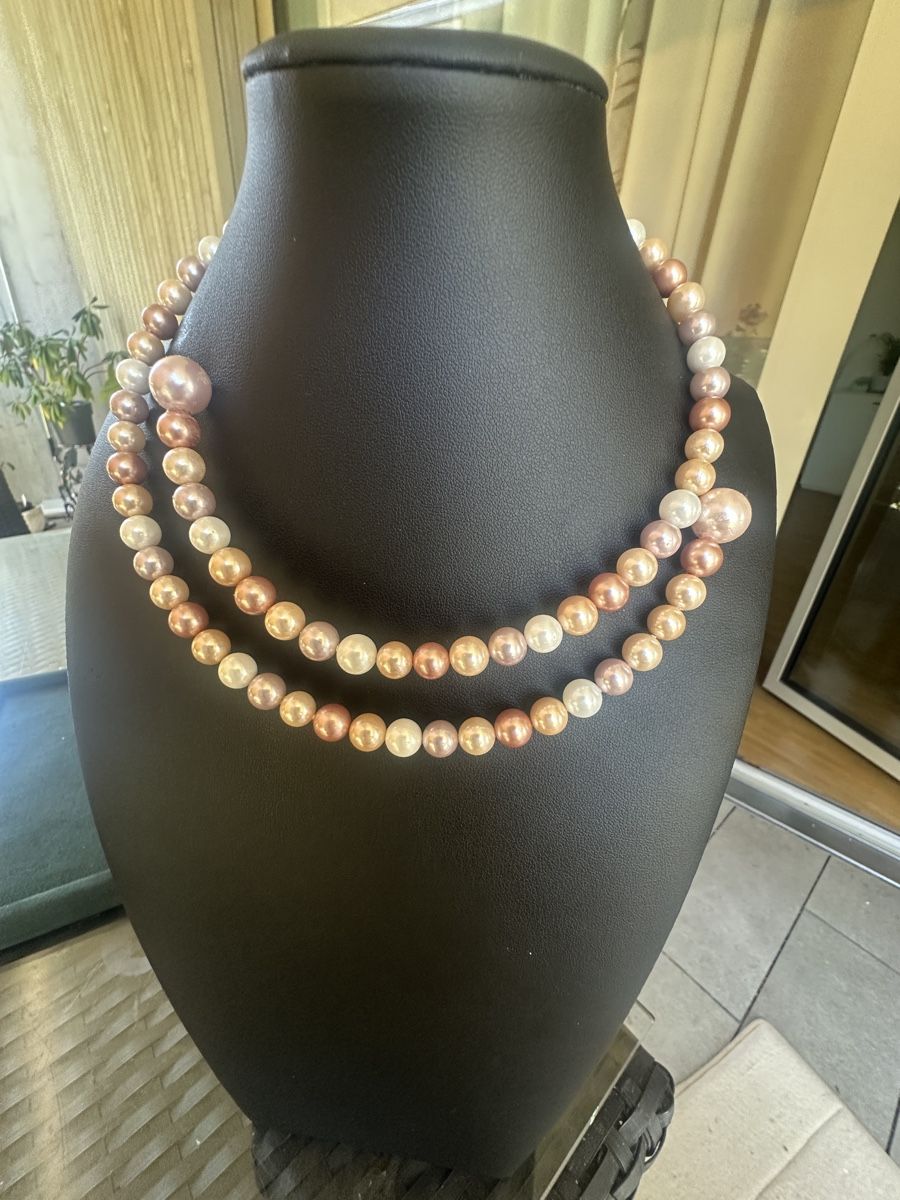 Catenine: Choker mit Süsswasser Shell Perlen – Nuovo e nell'imballaggio originale da Kriens venduto da Hortensie6 1