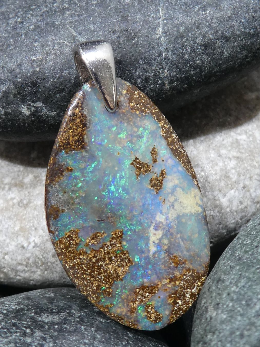 Ciondoli: Boulder Opal Anhänger. – Nuovo (secondo la descrizione) da Niederbüren venduto da Raphael014 4