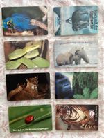 8 Telefonkarten Deutschland. Tiere