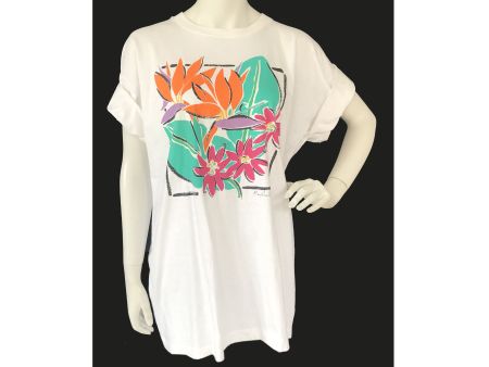 T-Shirt MARY QUANT England London Gr. XXL VINTAGE 1980s