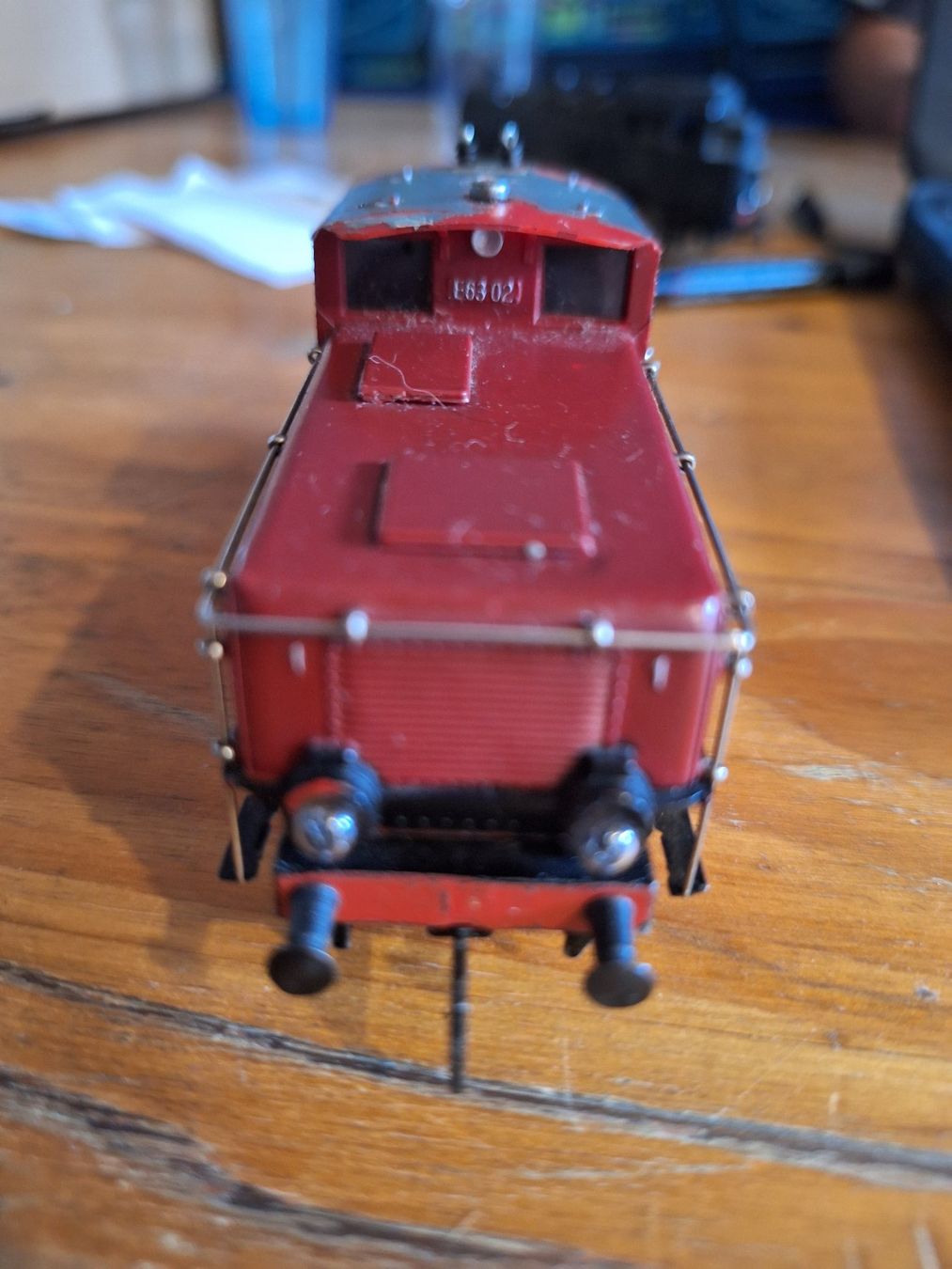Märklin Modellini di ferrovie: HAG E6302 Lokomotive rot – Usato da Altstätten SG venduto da Bambam2012 1
