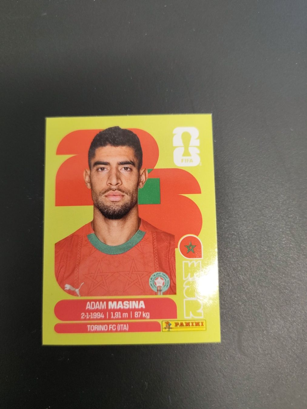 Panini Carte collezionabili: Panini WM 2026, MAR 9, Masina – Usato da Aarburg venduto da gloeckgloeck