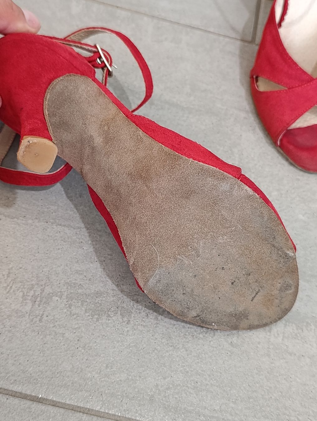Scarpe da donna: Profi Leder Tanzschuhe Gr. 38. Latino, Salsa, Tango, Batchat – Usato da Domat/Ems venduto da Lorand_ 5