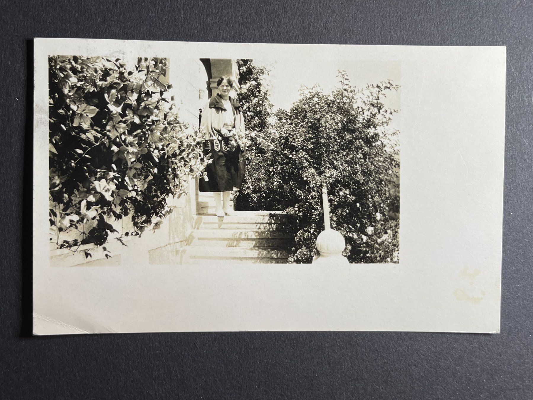 Ansichtskarten: Postkarte mit Schnappschuss um 1922 – Gebraucht aus Steg VS von _vinci_