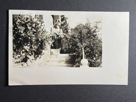 Postkarte mit Schnappschuss um 1922