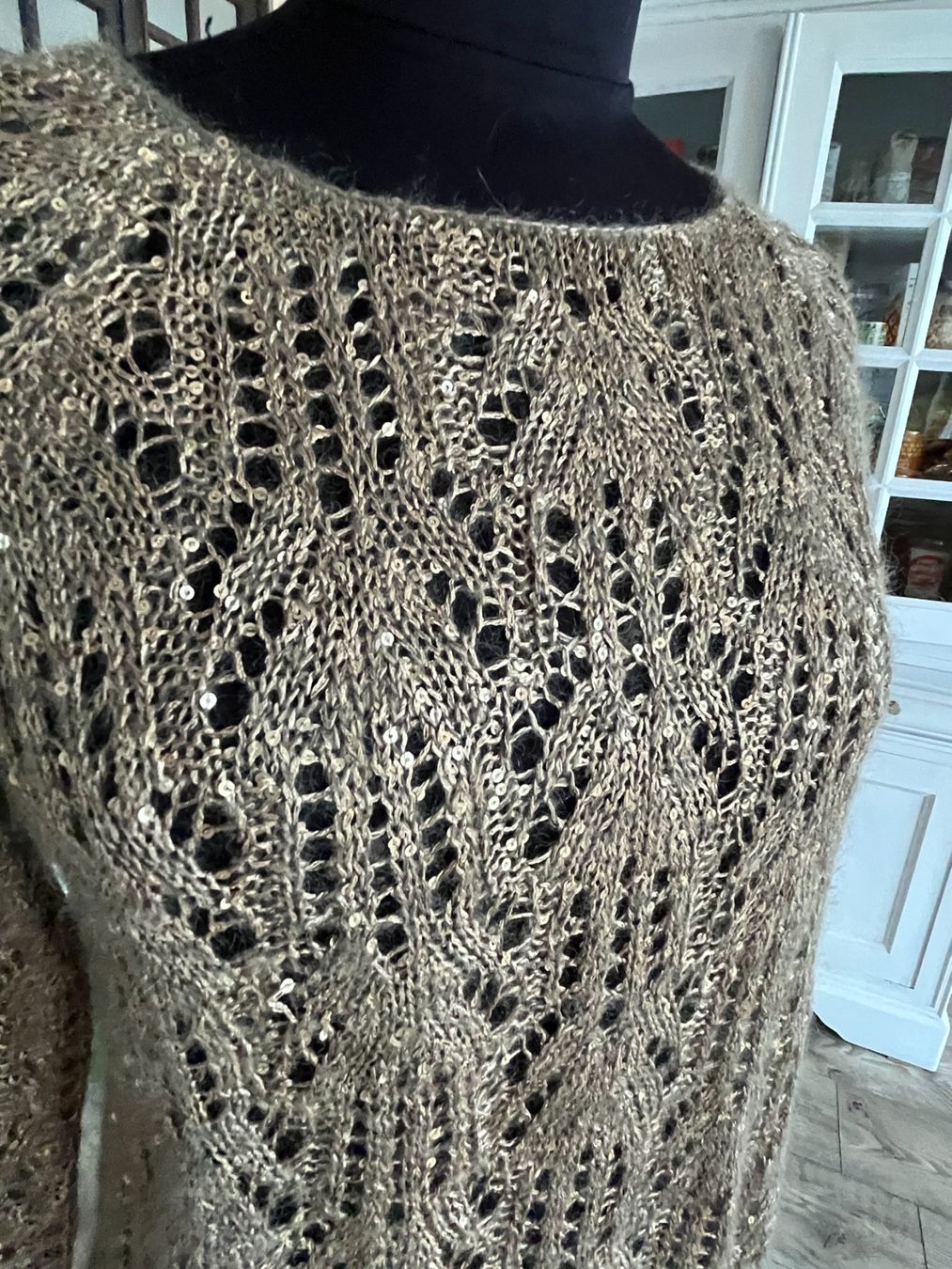 Phase Eight Pulls & Sweat-shirts: Pull doré maille PHASE EIGHT 10 – D'occasion à Seiry par van_n79x 2