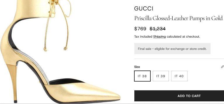 Gucci Scarpe da donna: Pumps Gucci Priscilla. 39,5 – Usato da Collonges venduto da Auganien 1