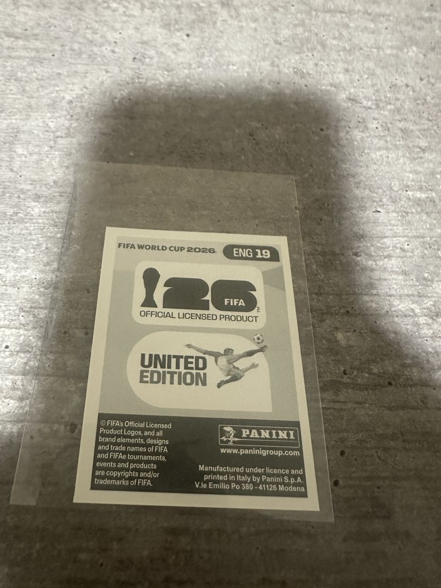Panini Sammelbilder & Trading cards: ENG 19 , FIFA WORLD CUP 2026 PANINI  – Neu (gemäss Beschreibung) aus Frauenfeld von 1PegPeg1 1
