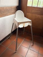 IKEA Antilop Hochstuhl weiss mit Tisch guter Zustand