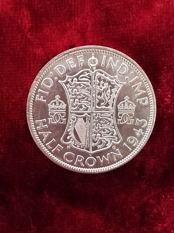 Tutti le monete: GB/UK  1/2 Crown 1943 – Usato da Gordola venduto da ale_5wbc 5