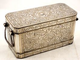 Boite à Betel Phillipines argent bronze Silber Betelbox