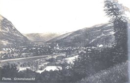 Flums SG Dorfansicht ca. 1930  sehr gut erhalten