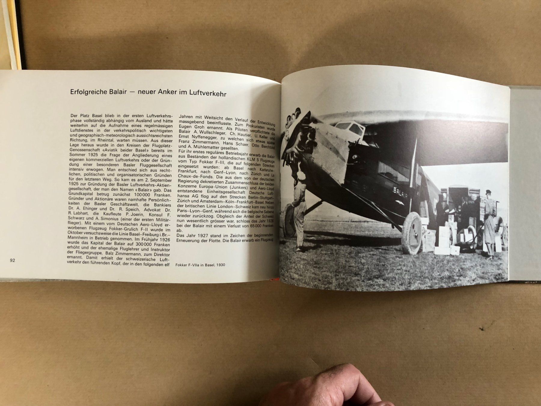 Libri: Eugen Dietschi: Schweizer Luftfahrt damals. – Usato da Zürich venduto da allp 7