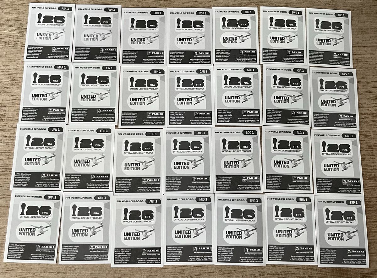 Panini Carte collezionabili: 28 verschiedene Sticker Wappen WM 2026 – Nuovo (secondo la descrizione) da Mägenwil venduto da ben_rb7z 1