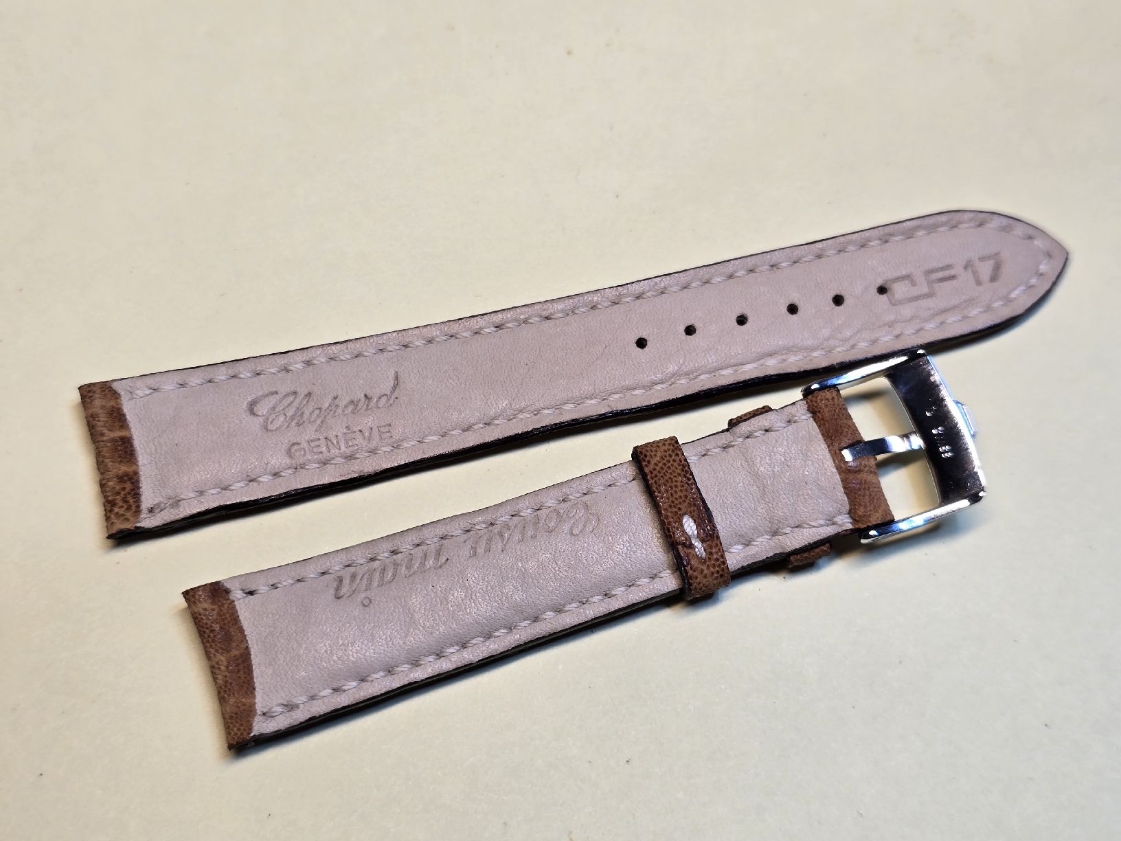 Bracciali & Braccialetti: Bracelet de montre Chopard plus boucle acier. 18/16 – Nuovo (secondo la descrizione) da Grand-Lancy venduto da Montre-Swiss 3