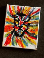 Junge Kunst, Art, Bild, Lion, Löwe, E.G., 2024, farbig