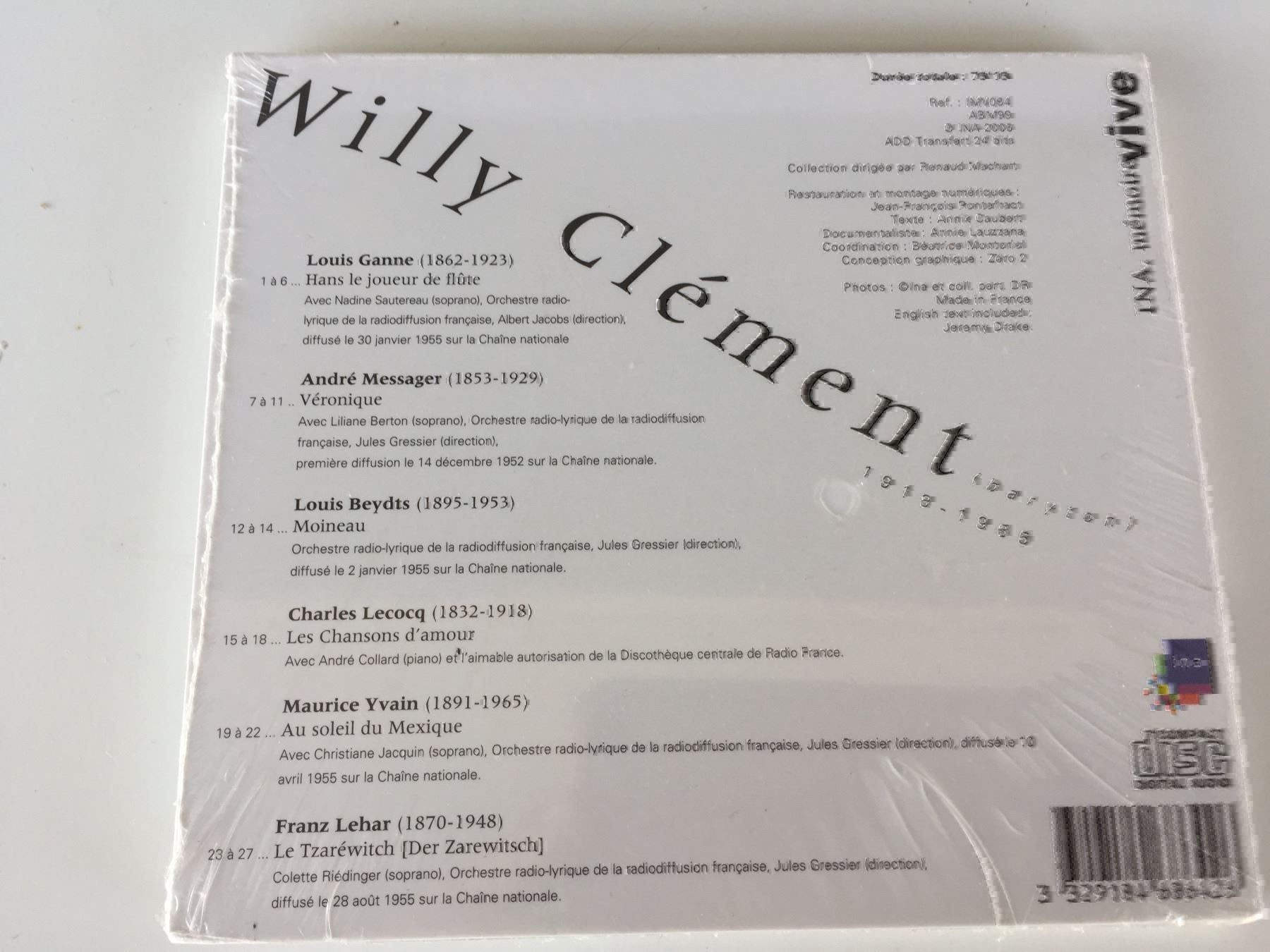 CDs: Willy Clement – Neuf avec emballage d'origine à Rüti ZH par alumedien 1