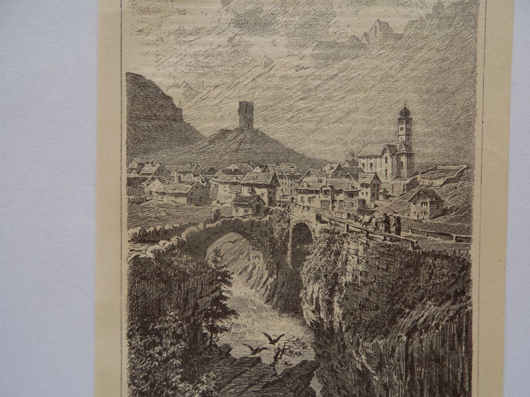 Gravures: Hospenthal – D'occasion à Risch par Antikfee 3