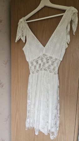 Sommerkleid in weiss, Grösse S