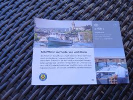 Gutschein 2 für 1 Tageskarte Schifffahrt Untersee und Rhein