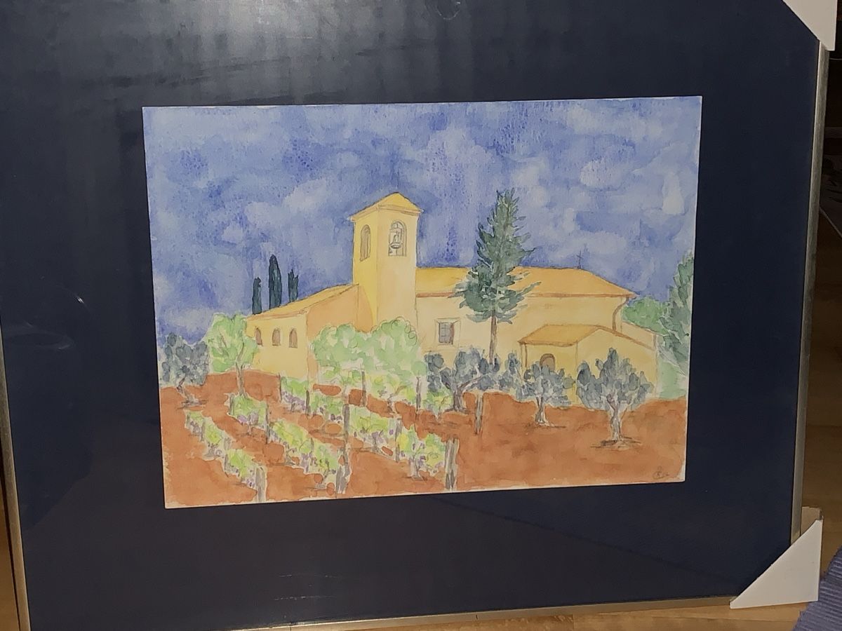 Gemälde: Original Toskana Aquarell mit Rahmen – Neu (gemäss Beschreibung) aus Zürich von MeineBilderkiste 1