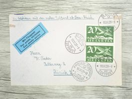 TR70 Enveloppe + Timbre Suisse 1929