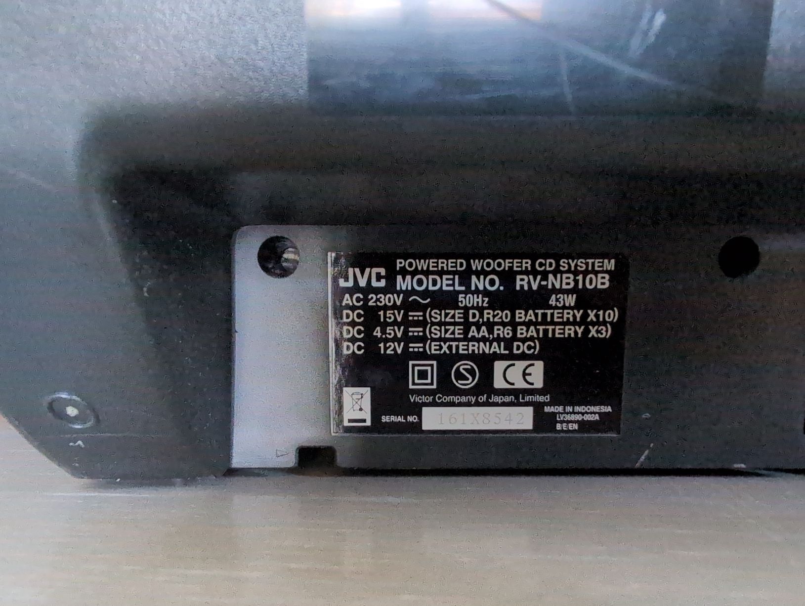 JVC Radios: JVC Boomblaster RV-NB10B – Gebraucht aus Marthalen von ndrs 3