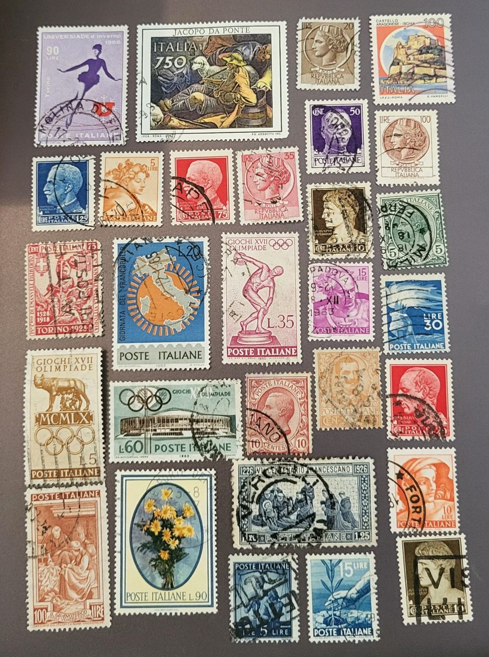 Tutti i francobolli: Italien lot verschiedene – Usato da St Gallen venduto da Stampsalshobby