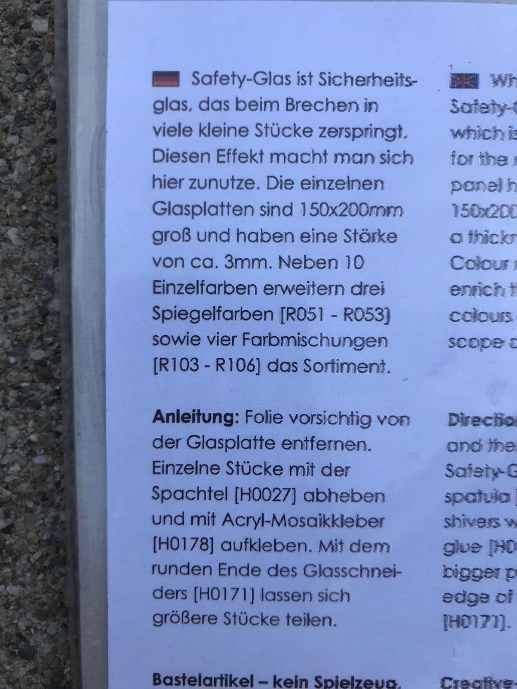Spiegel: Safety-Glas Spiegel basteln – Neu und originalverpackt aus Oberweningen von Jogi2 2