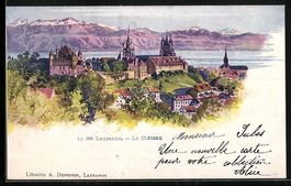 Litho Lausanne, Panorama et le Chateau