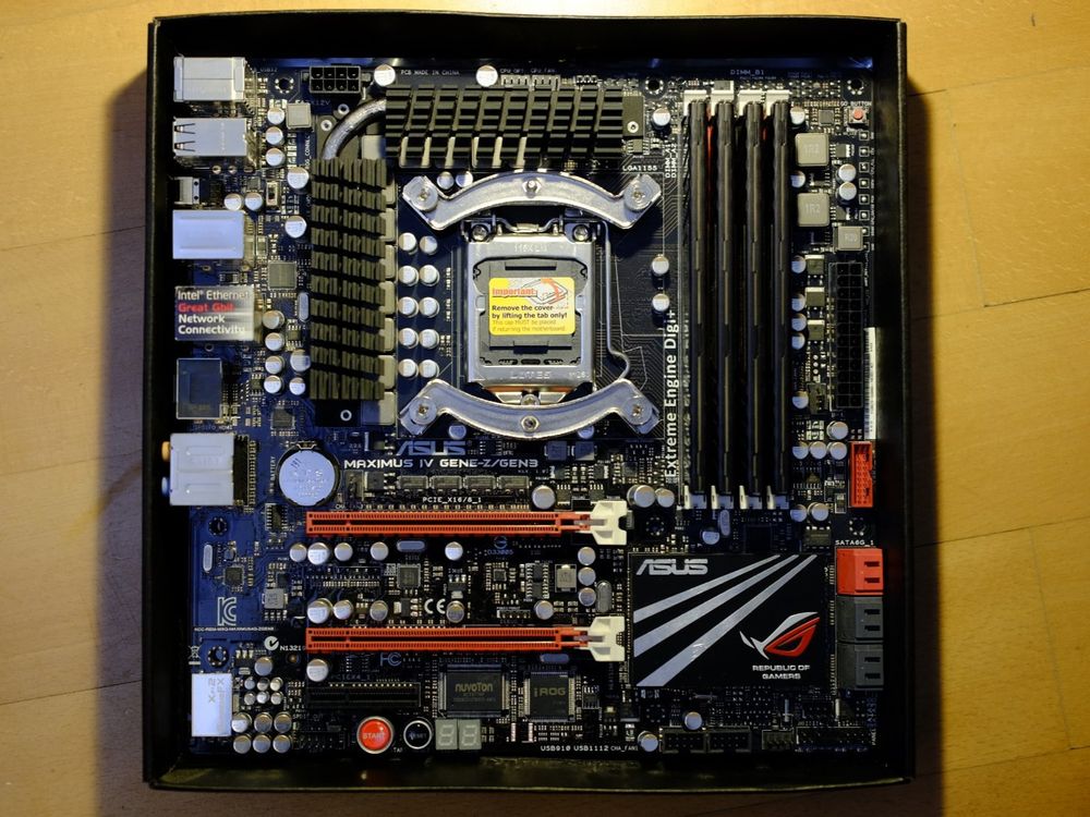 ASUS ROG Maximus IV GENEZ/GEN3 inkl. 32GB RAM (4x8GB) mATX Kaufen