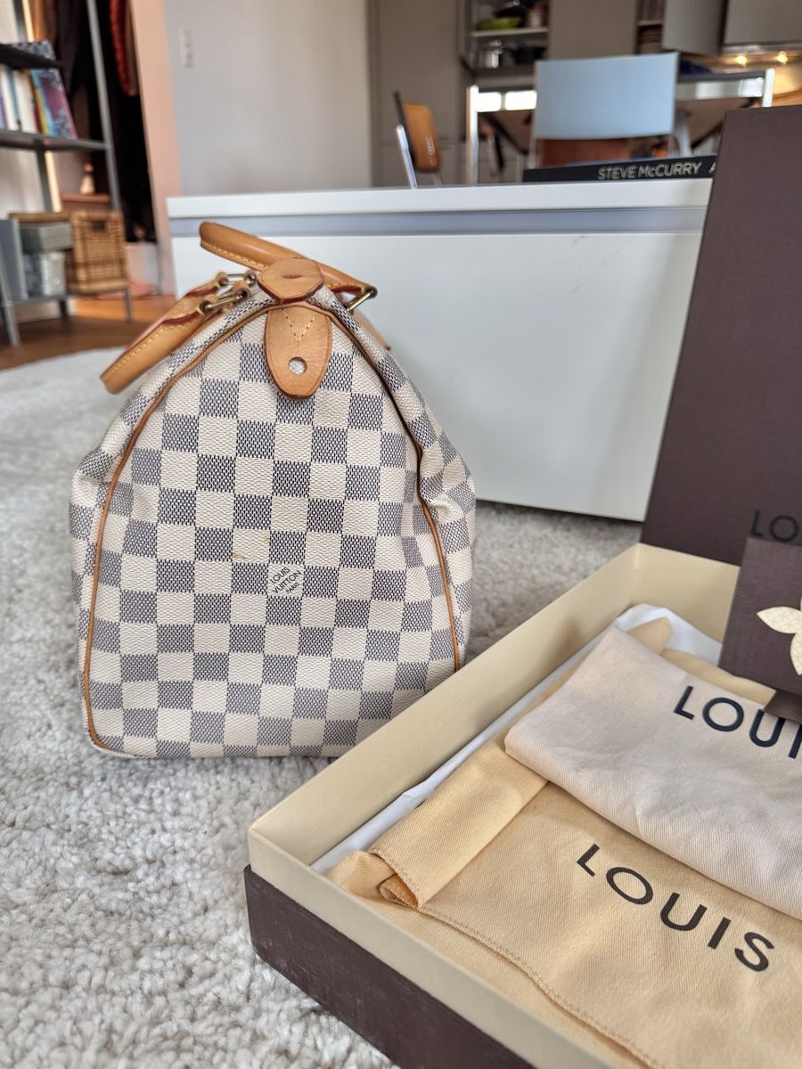 Louis Vuitton Borse da donna: Louis Vuitton Speedy 35 Damier Ebene – Usato da Zürich venduto da 7b6s 1