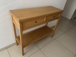 Konsolentisch Holz mit zwei Schubladen wie neu