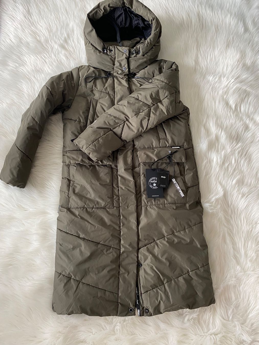 Khujo Mäntel: Khujo Wintermantel Größe L Olive – Gebraucht aus Duebendorf von Alexandertreyer