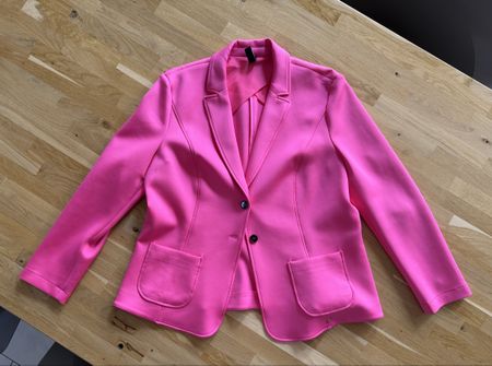 Marc Cain Hosenanzug & Comma Bluse pink Gr. 44 (1x get